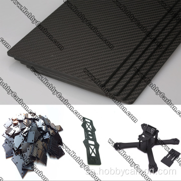 CNC Cut Carbon Fiber Board/plåt/plåt